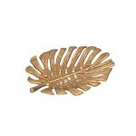 Centro Metal Folha Larga Dourado S